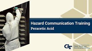 Hazard Communication Training: Peracetic Acid