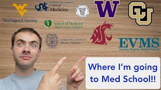 I applied to 32 med schools... Here's what happened