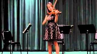 Cecilia's violin recital