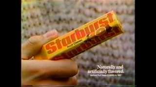 Starburst fruit chews commercial 1980