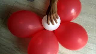 Beautiful balloon flowers- 2 minutes craft