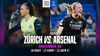 FC Zürich vs. Arsenal | UEFA Women's Champions League 2022-23 Matchday 6 Full Match