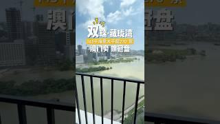 270°海景大平層！灣仔口岸旁【雙瑞藏瓏灣】143平豪裝大4房，年度銷冠紅盤！#雙瑞藏瓏灣 #1棟樓尊加推 #珠海一手房 #珠海房產 #海景大平層