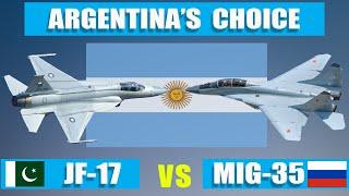 JF-17 Thunder VS MIG-35 Analysis | How JF-17 is a suitable fighter jet for Argentina | AOD