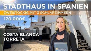 Stadthaus mit 2 APARTMENTS und großer Terrasse mit Pool an der COSTA BLANCA im sonnigen Spanien