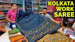 Kolkata Handwork Fancy & Silk Saree Wholesaler // Wedding Saree Collection - Barabazar Saree Market