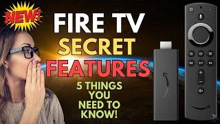  FIVE SECRET HIDDEN FIRESTICK FEATURES 