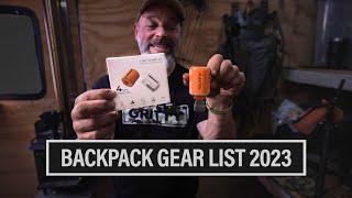 BACKPACK GEAR LIST 2023 | THRIVE IN THE BACKCOUNTRY ️ EP. 815