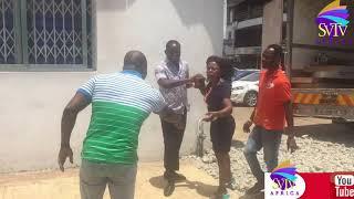 KUMCHCHA VS AFIA SCHWARZENEGGER AT KASAPA FM STUDIO