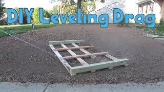 DIY Lawn Drag to Level the Lawn