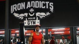 Iron Addict Gym Miami Trip |  Simeon Panda & Mike Rashid Link Up