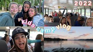 kids camp vlog 2022 | what it’s like to help at camp!