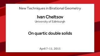 On quartic double solids - Ivan Cheltsov