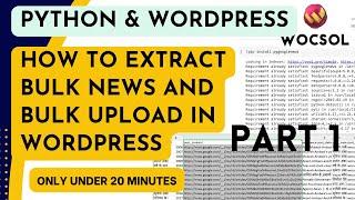 How to scrap bulk news using python