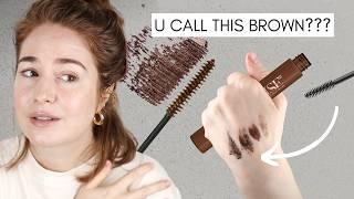 Desperately searching for a brown mascara that's actually brown and not "off black" at the drugstore