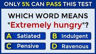 Only 5% Can Pass This Test | Match The VOCABULARY Words #11