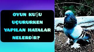 OYUN KUŞU UÇURURKEN YAPILAN HATALAR NELERDİR?