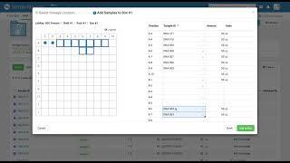 Adding Samples to Storage