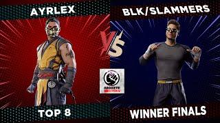 MOKETE MAYO 2024 Top 8 Winner Finals. Ayrlex (Scorpion) Vs. BLK/Slammers (Johnny Cage, Sub-Zero)