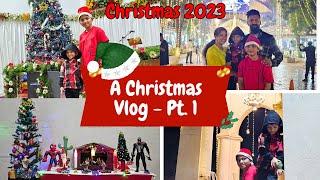 Christmas Vlog - Part 1  | Christmas Crib | Surprise Santa Gifts | ManojSandhya | Kins on fleek