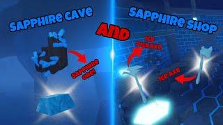 How to get to the SAPPHIRE CAVE and SAPPHIRE SHOP in Oaklands!(V.1.71.4)