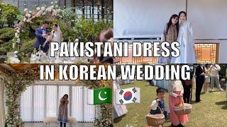 Wearing Pakistani Dress in Korean Wedding | Pakistani In Korea