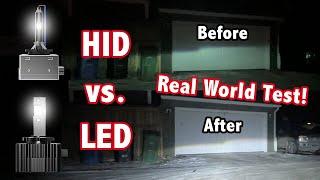 HID vs. LED Headlights Real World Test! (Should You Switch?)