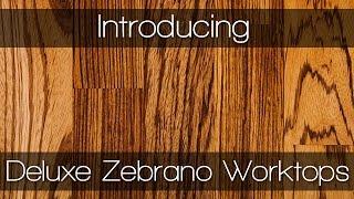 Deluxe Zebrano Worktops - Kitchen Worktops by Worktop Express