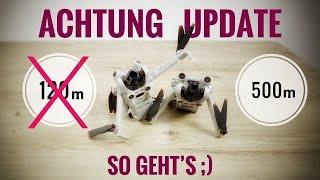 Achtung 120m Update! Dji Mini 3 und Mini 4 Pro weiterhin 500m hoch fliegen? So geht’s ;) 1.12.3