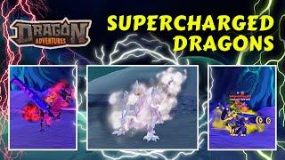 All Galaxy Event 2024 dragons with Supercharged cosmetic trait | Dragon Adventures Roblox