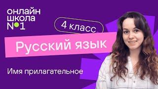 Имя прилагательное. Видеоурок 17. Русский язык 4 класс