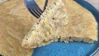 Pan de avena en la sartén. Una gran opción para el desayuno.