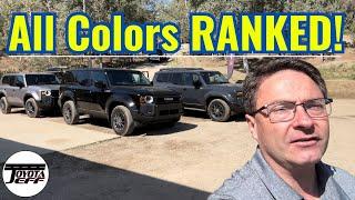 Ranking ALL 2024 Land Cruiser Colors: Best to Worst!