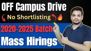 Biggest Hiring Drive For 2023 | 2024 | 2025 Batch | Deloitte | Latest OFF Campus Job Drive | Hiring