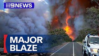 Victorians on high alert as bushfires continue to burn | 9 News Australia