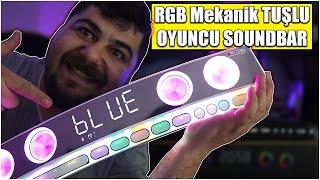 Mekanik Tuşlu Efsane RGB Oyuncu Hoparlörü - SOAIY SH39 Bluetooth Soundbar incelemesi