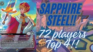 Lorcana Top 4 Sapphire Steel Deck Profile feat. Adam Quon!!