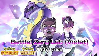 Battle! Zero Lab WITH LYRICS - Violet Version (AI Professor Turo) - Pokémon Scarlet & Violet Cover