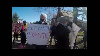 #Demonstration in front of #RussianEmbassy in #WashingtonDC : "#FreeNavalny"