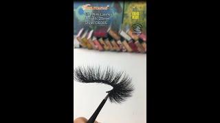 25mm 6D Mink Lashes Chirstmas Parties Stage Show Eyelashes Vendors Wholesale DB305#shorts