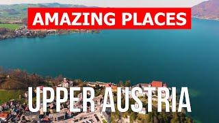 Travel to Upper Austria | Tourism, vacation, nature, landscapes, sights, overview | Drone 4k video