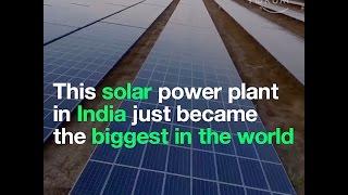 This solar power plant in India just became the biggest in the world