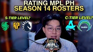 CASTER MIRKO RATING MPL PH ROSTERS INTO "D" TIER UP TO "S"  TIER LEVEL... 