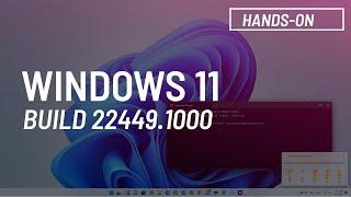 Windows 11 build 22449: New boot animation, SMB compression, Settings changes