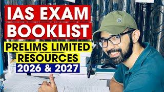 UPSC IAS Exam Prelims Booklist