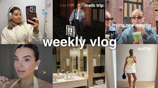 weekly vlog  melb trip, interviews, iPhone 16, unboxing + more