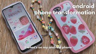 android phone transformation  + what's on my phone ⋆🫧 Oppo A5s