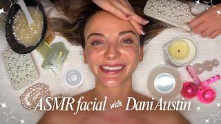 ASMR Facial Dani Austin | Slime Mask | Dermaplaning | Ice Globes | Cloud Oxygen Mask