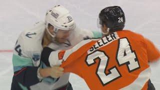 Jamie Oleksiak Drops The Gloves With Nick Seeler