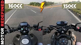 2024 Hero Xtreme 160R 2V Vs Bajaj Pulsar N150 Ride Comparison | Same Same But Different.